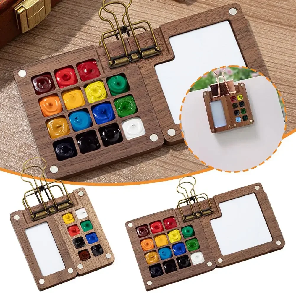 Miniature Painting Set - Paleta de cuaderno de bocetos portátil