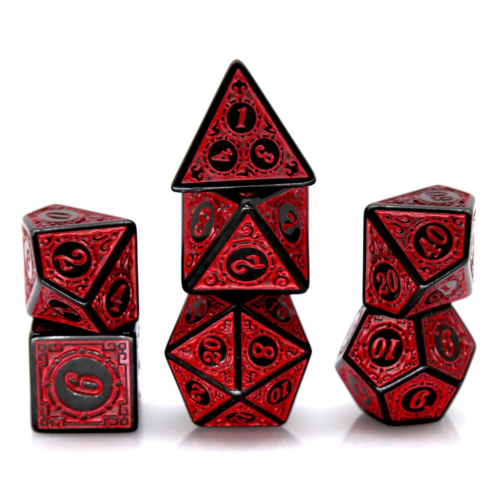 Board Game Arena - Juego de dados poliédricos de acrílico,