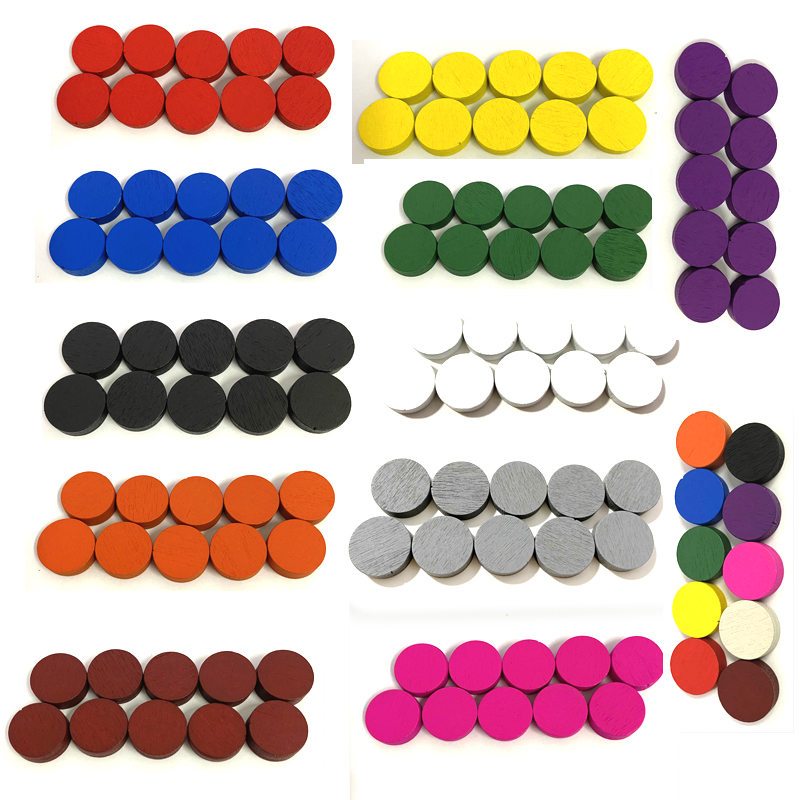 50 piezas 15*5MM 11 colores di - Board Game Loop reseña y precio