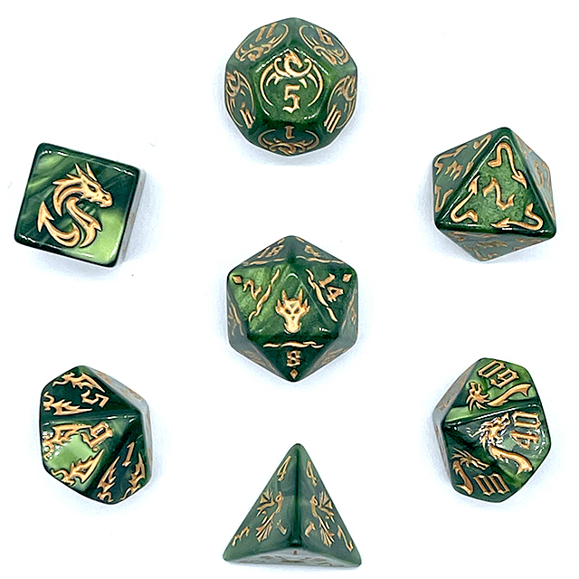 Juego de dados DND de acrílico - Board Game Arena reseña y precio