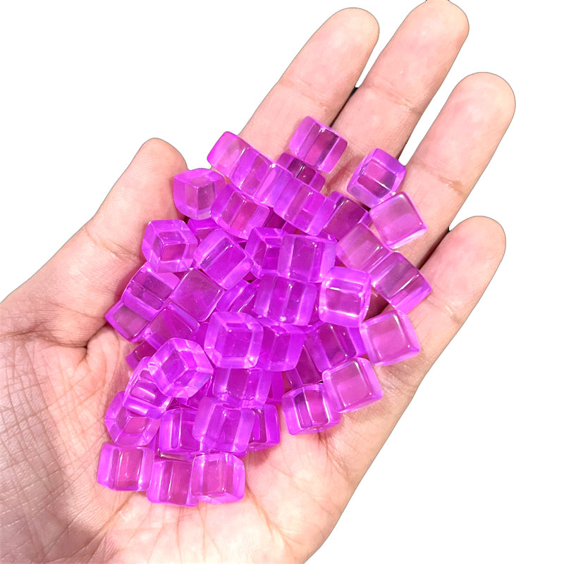 100 unids/set 8mm cubo transpa - Board Game Loop reseña y precio