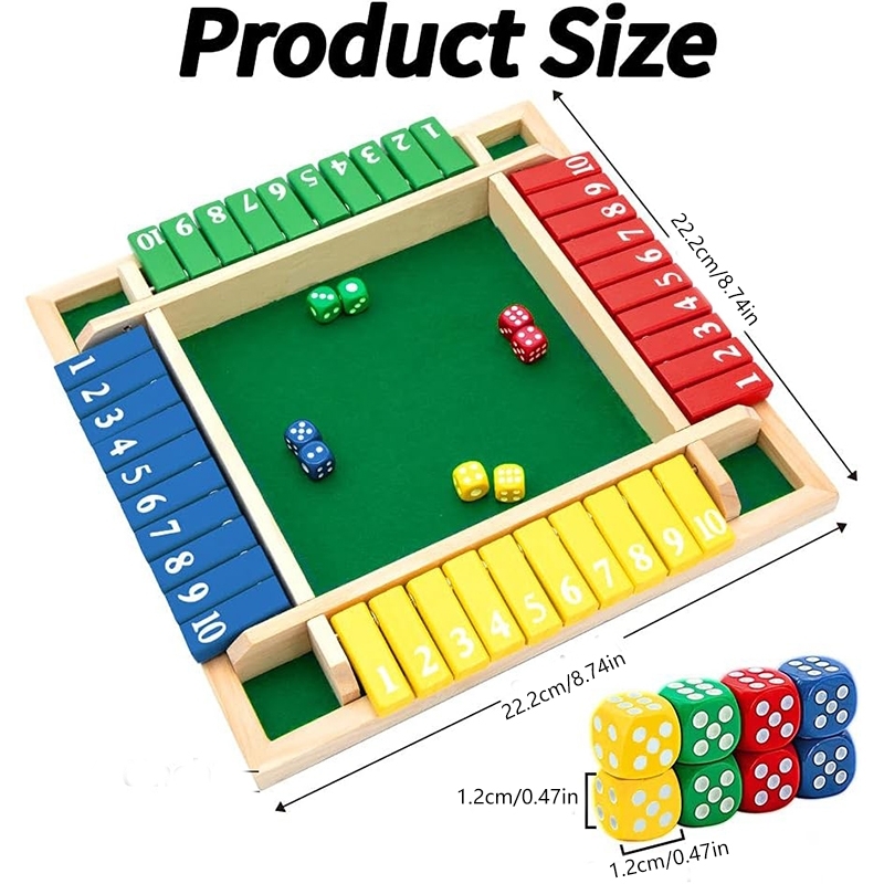 Juego de mesa de dados aritmét - Board Game For 3 Players reseña y precio