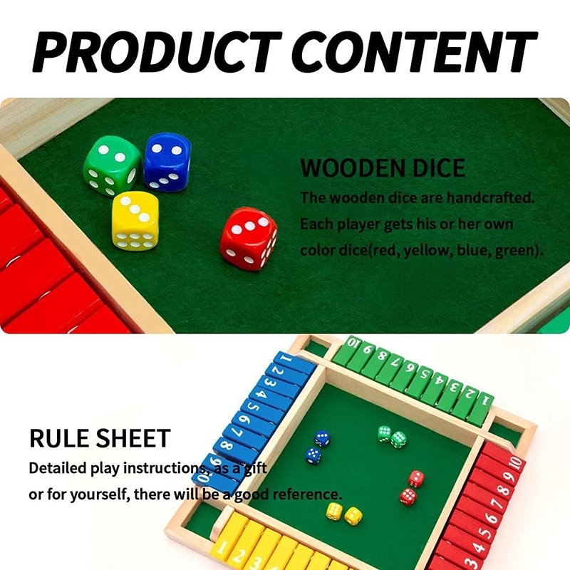 Juego de mesa de dados aritmét - Board Game For 3 Players reseña y precio