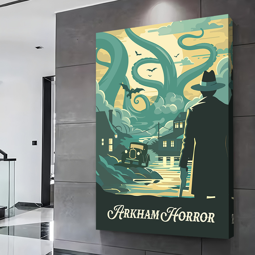 Póster Impreso Inspirado en el - Board Game Horror reseña y precio