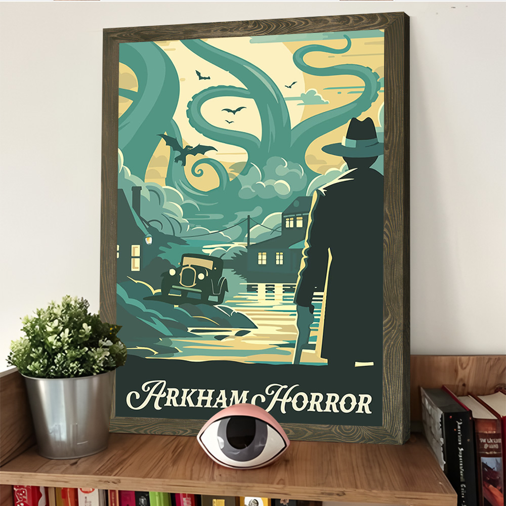 Póster Impreso Inspirado en el - Board Game Horror reseña y precio