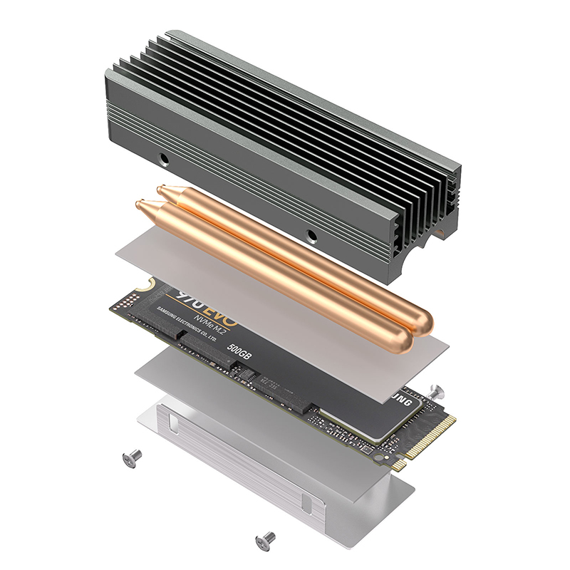 Enfriador SSD M.2 de tubo de c - Board Game Heat reseña y precio